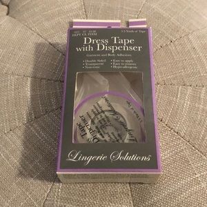 Dress tape with dispenser